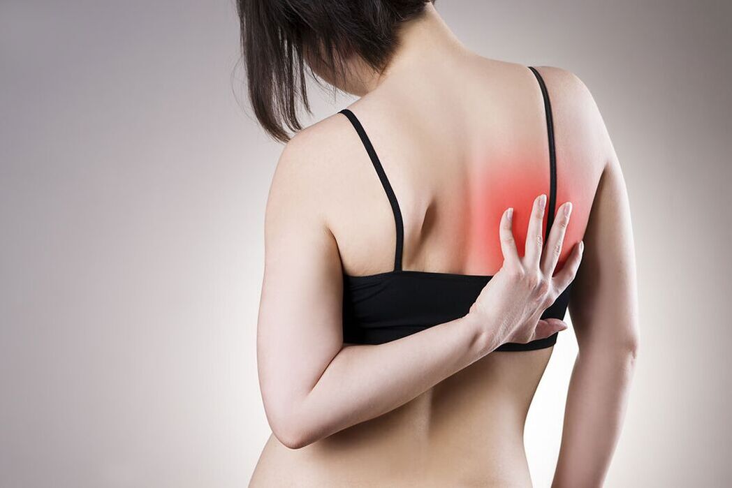Scapula lower back pain
