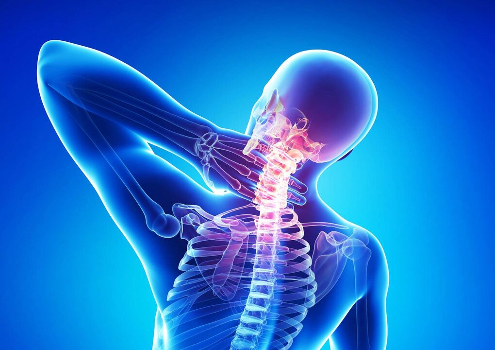 Osteochondral disease on the neck