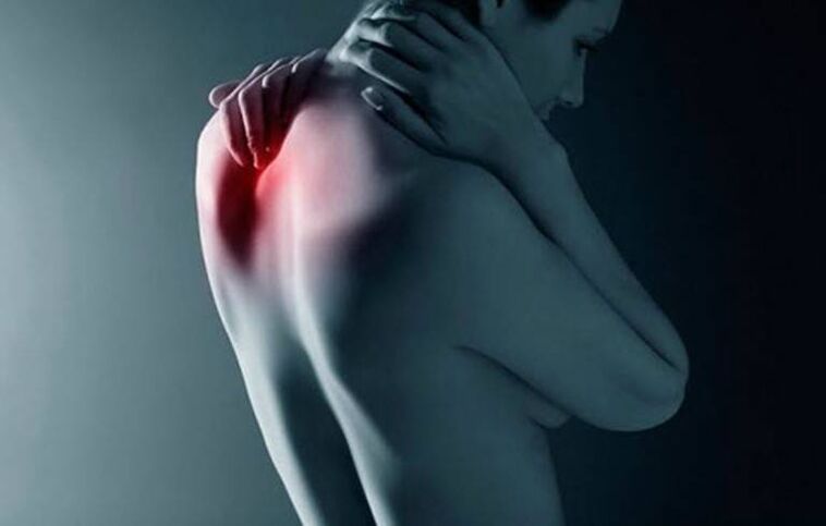 Pain of the shoulder blade