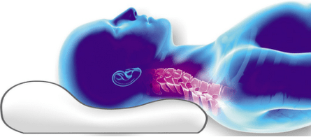 Place your spine on an orthopedic pillow